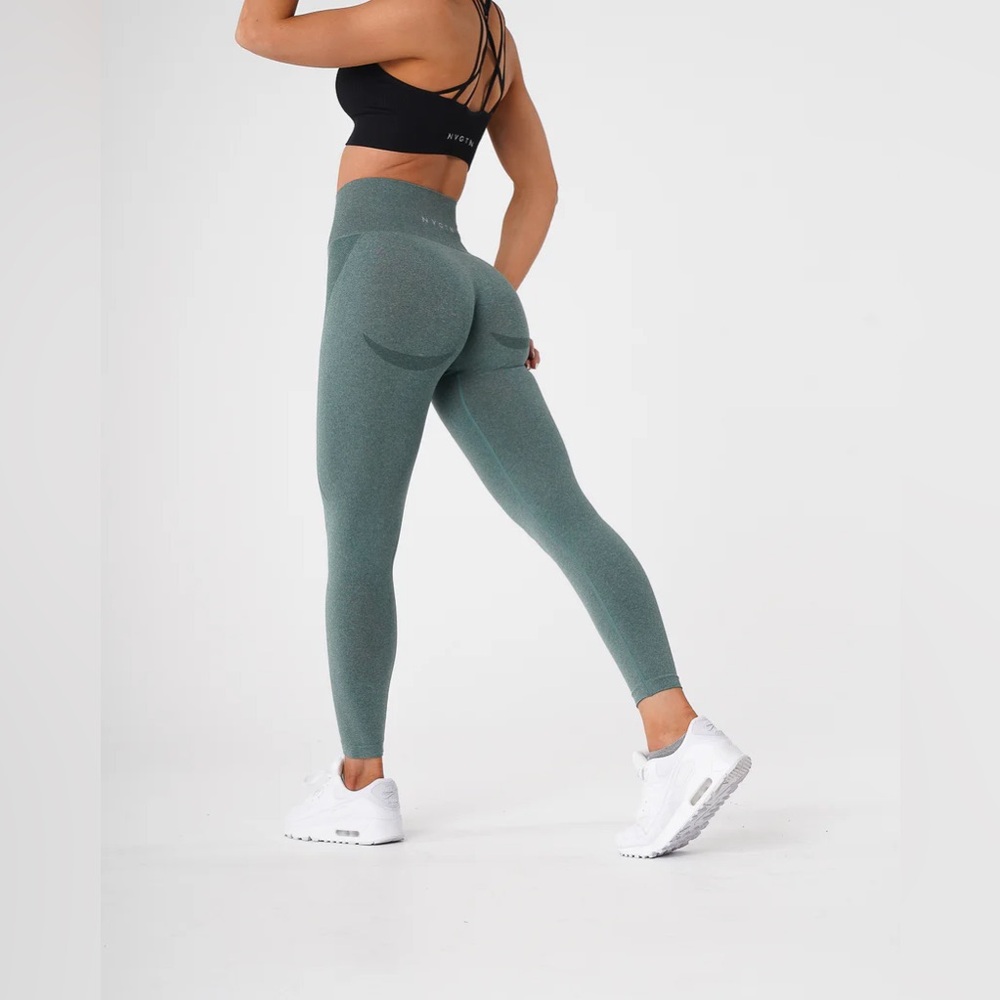 XS NVGTN Forest Green Contour Seamless Leggings